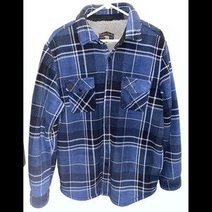 Freedom Foundry Men’s Sherpa Lined Flannel Jacket